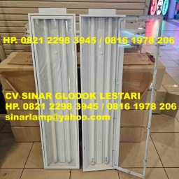 Kap Lampu TL 2x36w TKI Cover Acrylic Bening Kap Lampu TL 2x36w TKI Cover Acrylic Bening